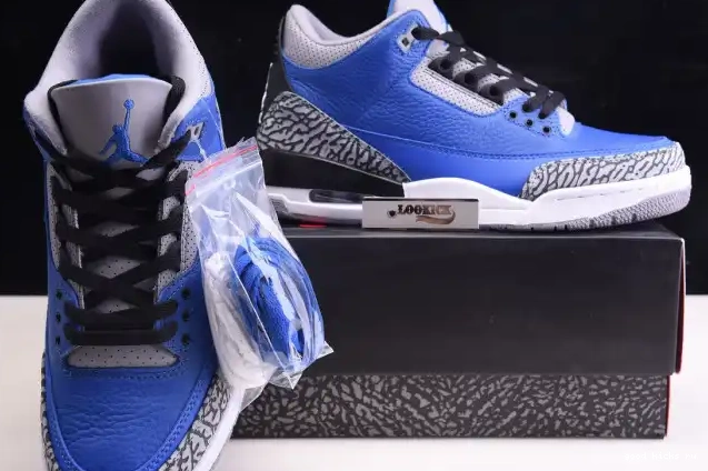 Rep Royal' 400 Jordan - Retro 'Varsity Air 3 CT8532 0519